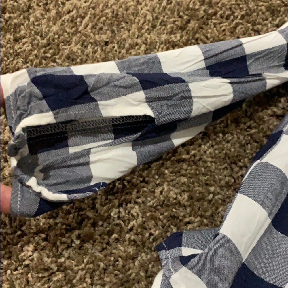 Blue and white button down - Picture 3 of 3